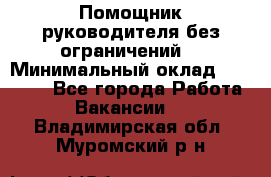 Помощник руководителя(без ограничений) › Минимальный оклад ­ 25 000 - Все города Работа » Вакансии   . Владимирская обл.,Муромский р-н